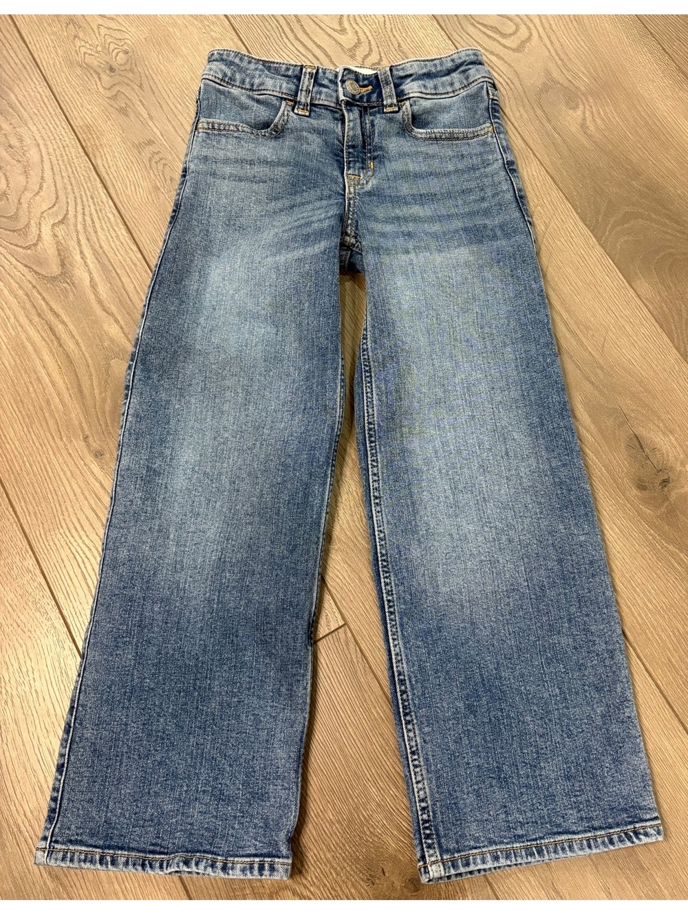 Abercrombie Kids high rise wide leg jeans size 7/8